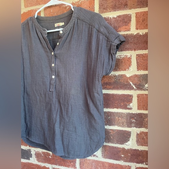 Faherty Dream 100% Organic Cotton Blouse Size XS - Picture 3 of 11